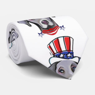 WEIMARANER POLITICS TIE