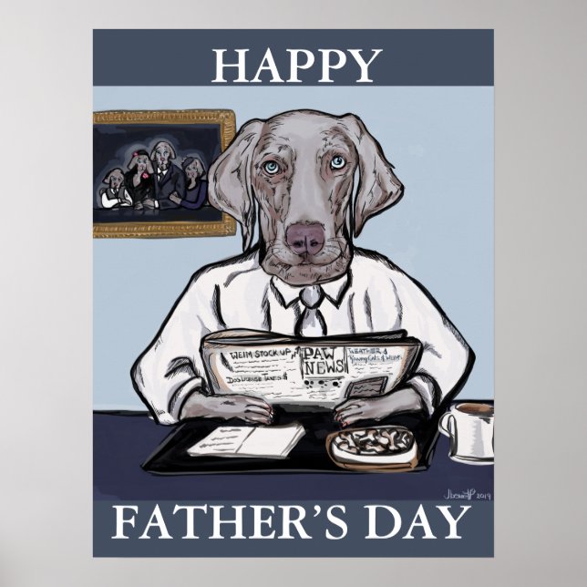 WEIMARANER POSTER (Front)