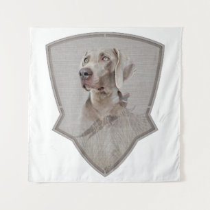 Weimaraner Poster Canvas Print Tapestry