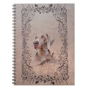Weimaraner Poster Canvas Print Tapestry Acrylic Pr Notebook