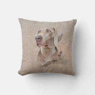 Weimaraner Poster Canvas Print Tapestry Acrylic Pr Outdoor Pillow