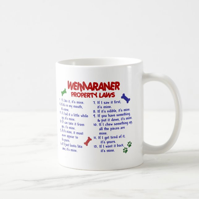 WEIMARANER Property Laws 2 Coffee Mug (Right)