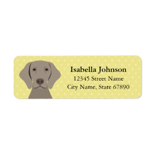 Weimaraner Return Address Labels