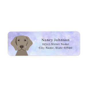 Weimaraner Return Address Labels