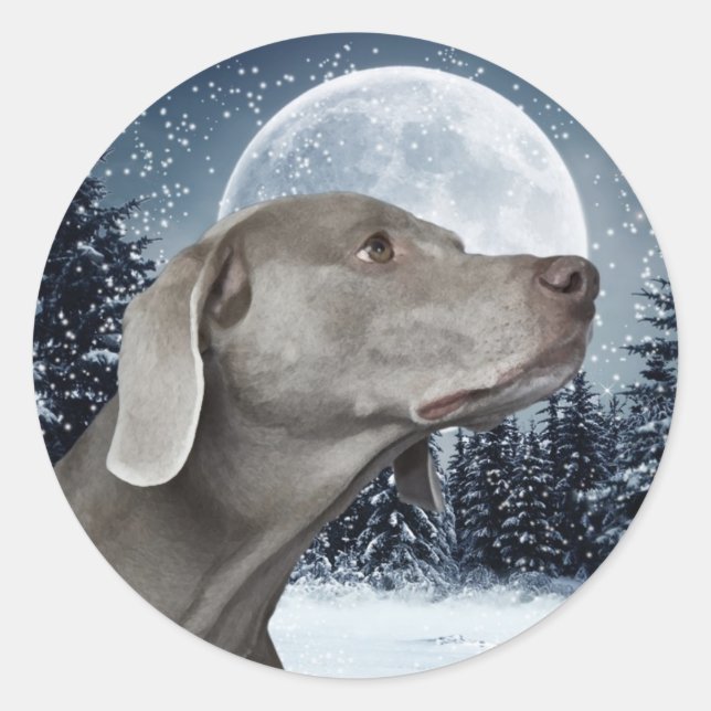 Weimaraner Sticker (Front)