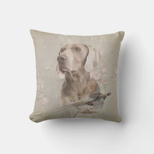 Weimaraner Tapestry Poster Acrylic Print Button Ke Throw Pillow