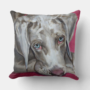 Weimaraner Throw Pillow
