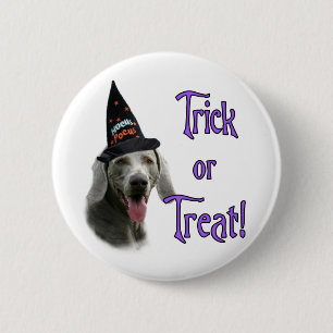 Weimaraner Trick 2 Inch Round Button