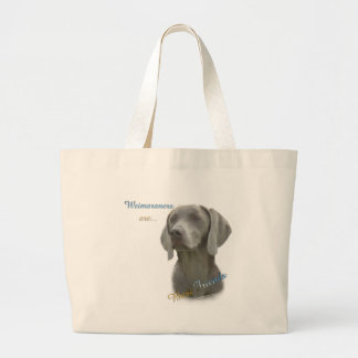 Weimeraner Best Friend 2 Large Tote Bag