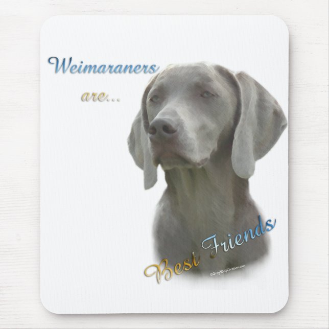 Weimeraner Best Friend 2 Mouse Pad (Front)