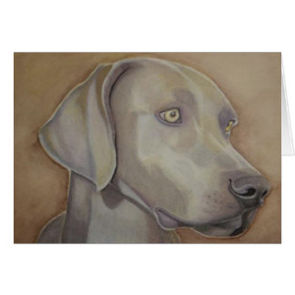 Weimeraner in Watercolour