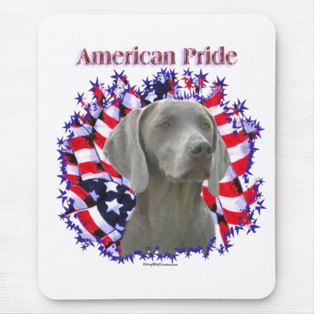 Weimeraner Pride Mouse Pad (Front)