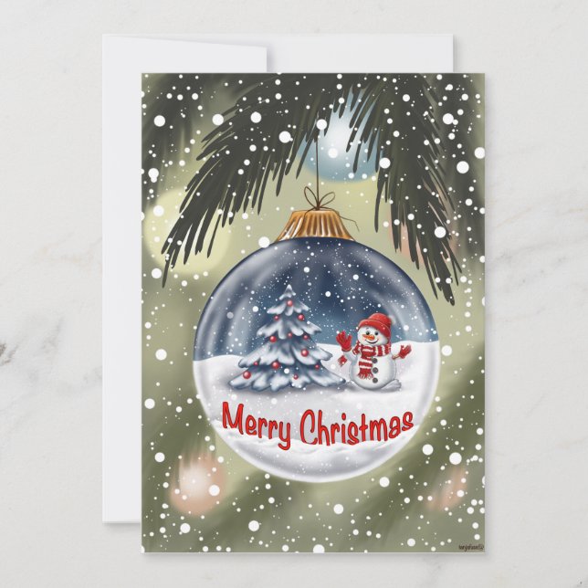 Weinachten, Karten Invitation (Front)