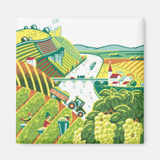 Weinberge Magnet