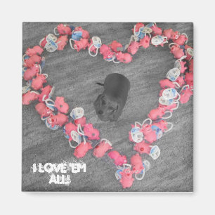 Weiner Chien Aimant Coeur