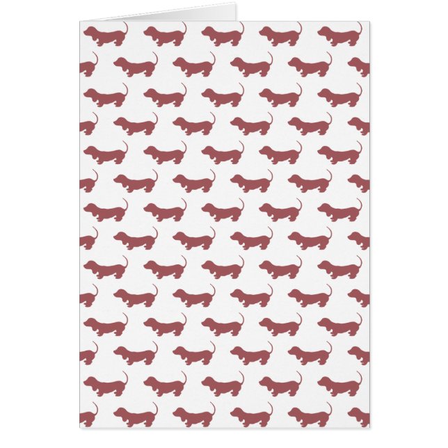 Weiner Dog Dachshund Pattern (Front)