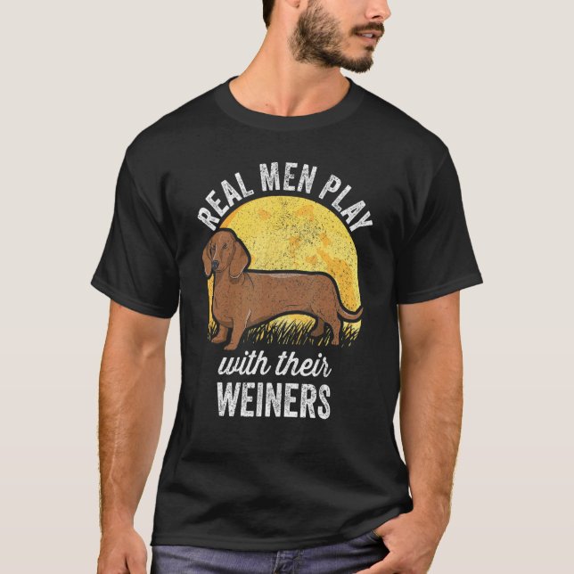 Weiner Dog  Happy Halloween Dachshund Costume 1 T-Shirt (Front)