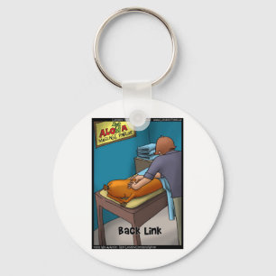 Weiner Massage aka Backlink Funny Gifts & Cards Keychain