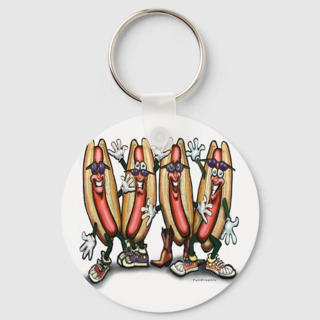 Weiner Party Keychain (Front)