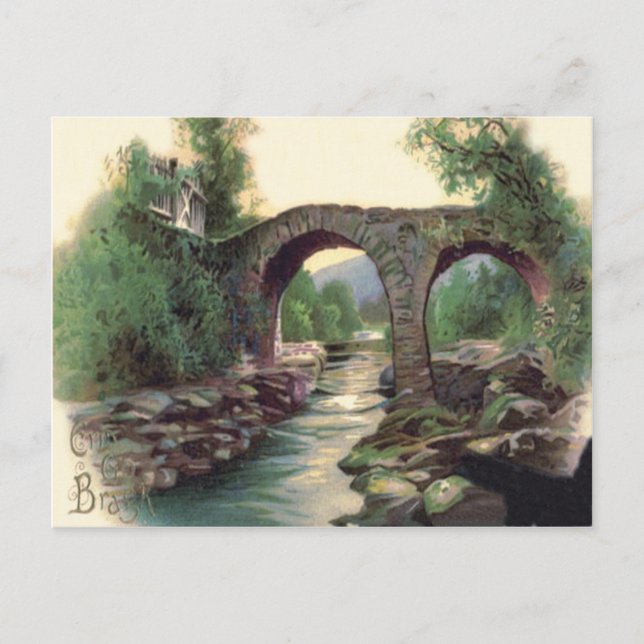 Weir Bridge Killarney Stone Bridge Postcard (Front)