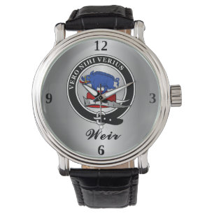 Weir Clan Badge Personalized Watch