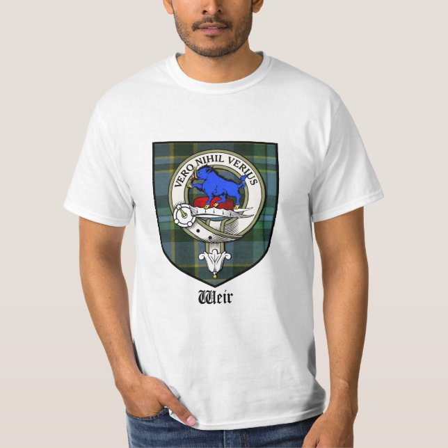 Weir Clan Crest Tshirt / Weir Clan Badge (Front)