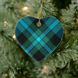 Weir Tartan Ceramic Ornament