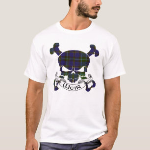 Weir Tartan Skull T-Shirt