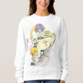 Weird AF faces Sweatshirt