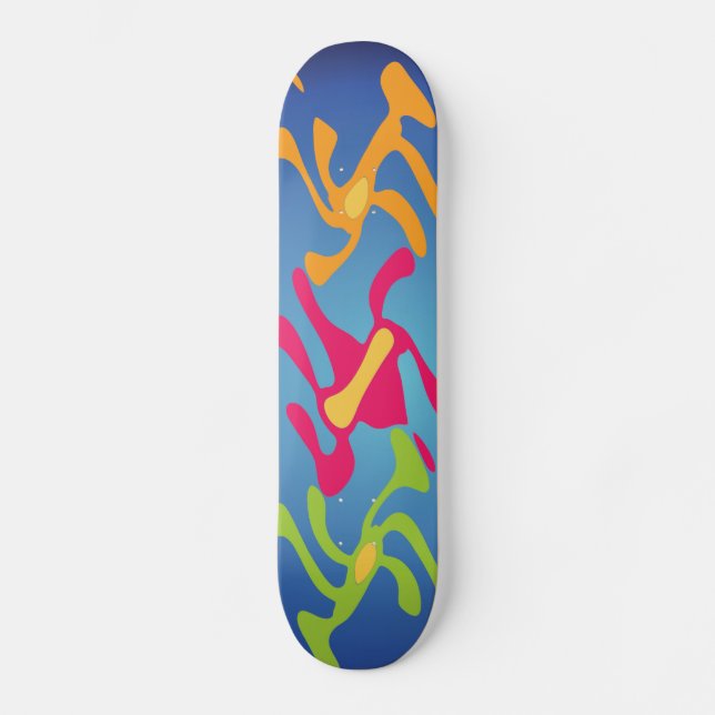 Weird and wonderful skateboard (Front)