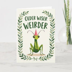 Weird Bug Birthday Card