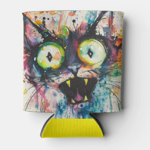 Weird Cat  Can Cooler