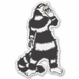 Weird Cat Skull Mask Whimsical Gothic