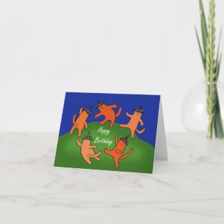 Weird Cats Dancing Matisse Art Lover Birthday