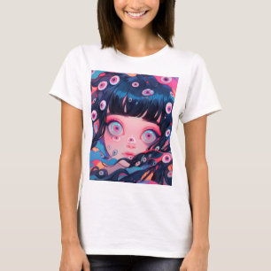 Weird Creepy Cute Anime Girl T-Shirt