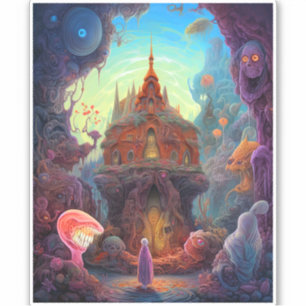 Weird Creepy House Surreal Art