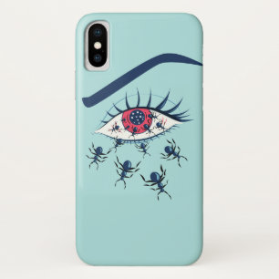 Weird Creepy Red Eye With Crawling Ants Case-Mate iPhone Case