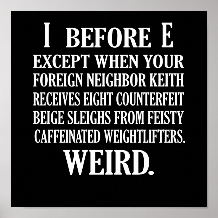 weird-english-language-teacher-grammar-teach-poster-zazzle