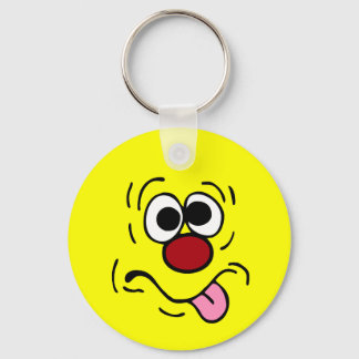 Weird Face Grumpey Keychain