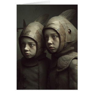 Weird Fish Twins Toutes les occasions Carte de voe