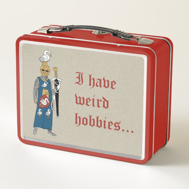 "Weird Hobbies" Metal Lunchbox (Dos)