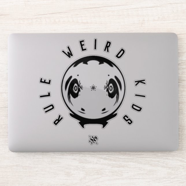 Weird Kids Rule Sticker – Funny Weirdness Motto (Computer)