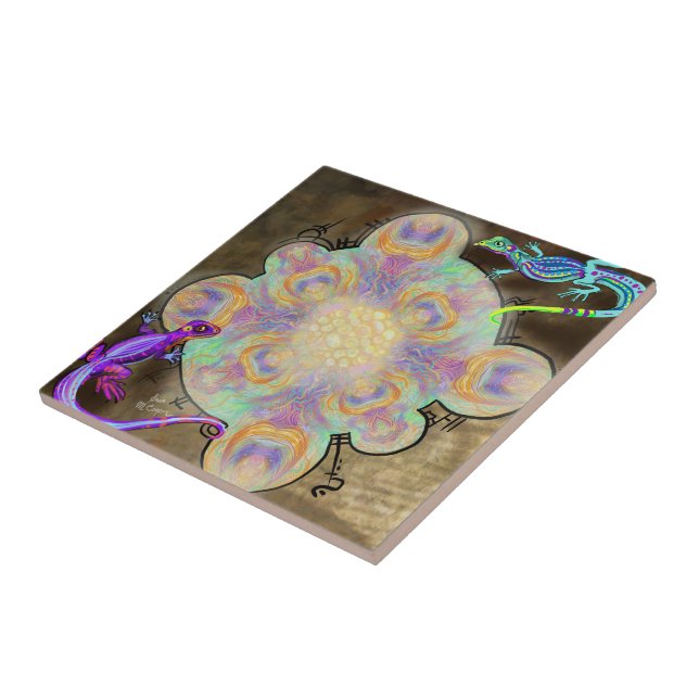 Weird Lizards Tile (Side)