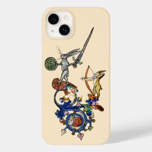 WEIRD MEDIEVAL BESTIARY,Killer Rabbits with Sword  Case-Mate iPhone 14 Plus Case
