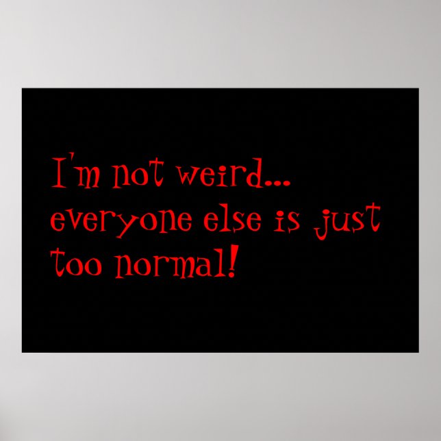 weird poster (Front)