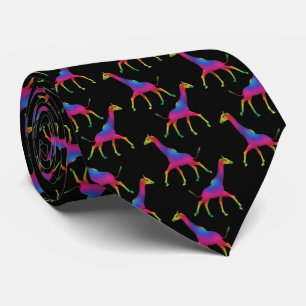 Weird Psychedelic Giraffe Tie