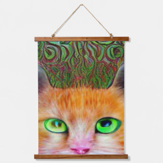 weird psychedelic kool katz 25 hanging tapestry