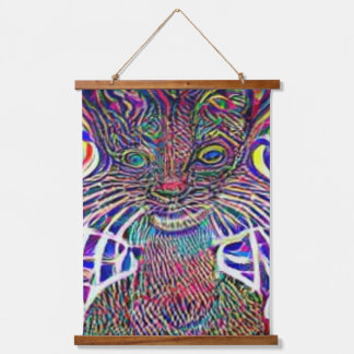 weird psychedelic kool katz 33 hanging tapestry