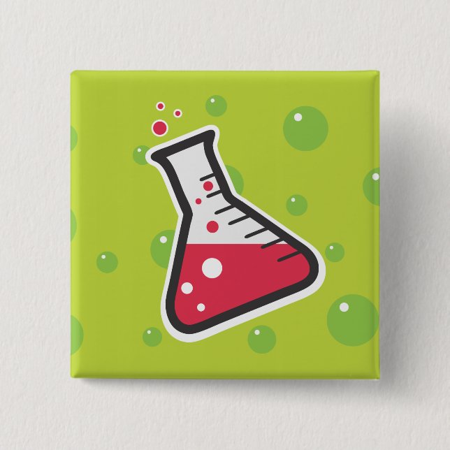 Weird Science 2 Inch Square Button (Front)