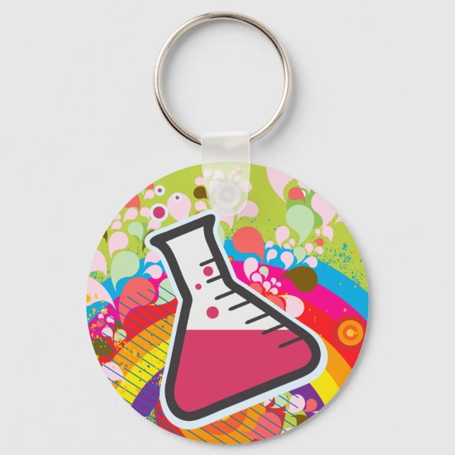 Weird Science Keychain (Front)
